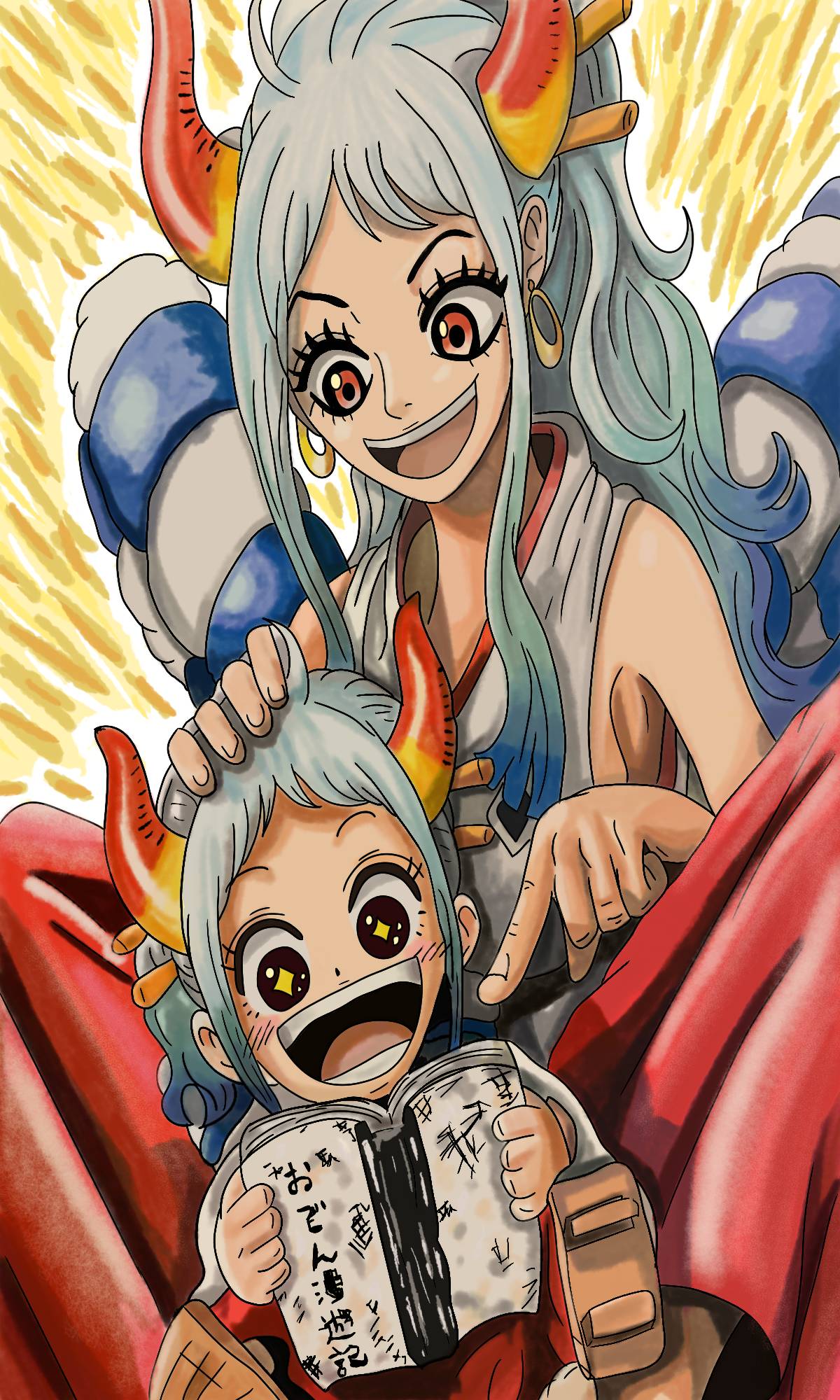 Yamato ~ One Piece by Zafkielart on DeviantArt