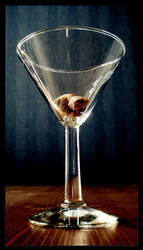 Seashells in a glass