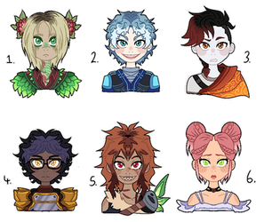 BG3 / DND Fantasy Headshot Adopts 001 - OPEN 2/6