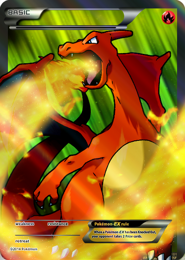 Mega Charizard X EX [dual type] fake card by SnazzyPanic on DeviantArt