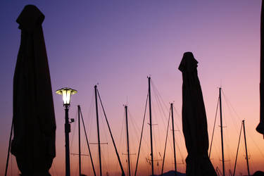 Sunset at the dock