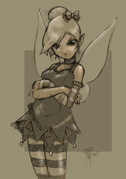 Tinker Bell Gothic Loli Sketch