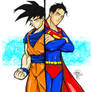 Goku vs Superman in Color