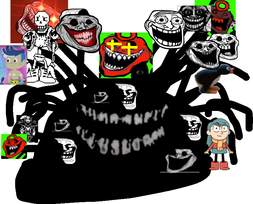 Betrayal Incident Trollface Transparent PNG by Flowey2009 on