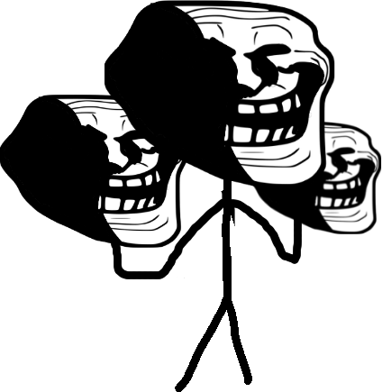 Bloodlust Trollface (Head) by Flowey2009 on DeviantArt