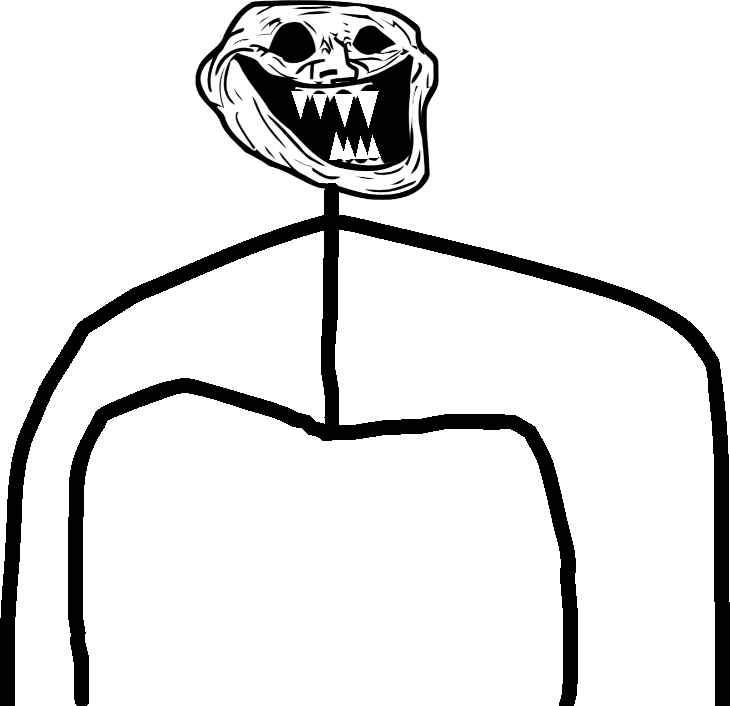 999 Trollface (Full Body) by Flowey2010 on DeviantArt