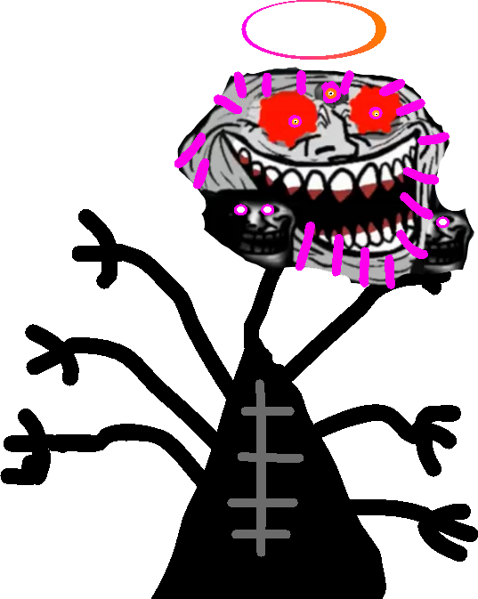 Bloodlust Trollface (Head) by Flowey2009 on DeviantArt