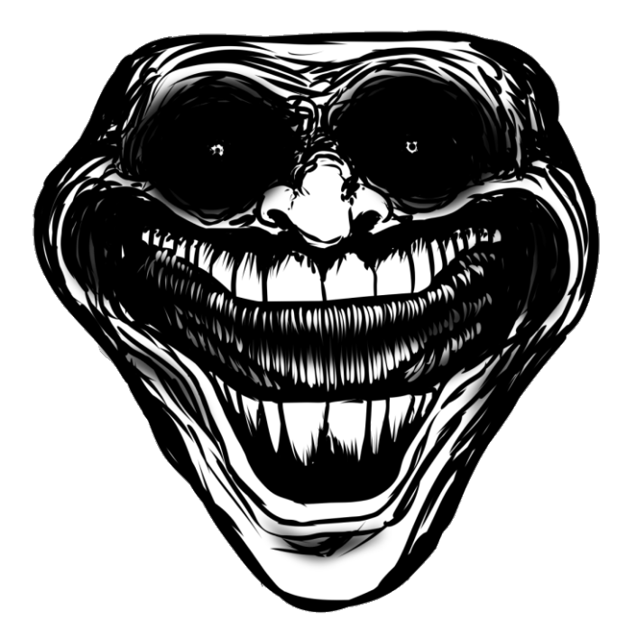 Bloodlust Trollface (Head) by Flowey2009 on DeviantArt