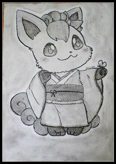 Vulpix with yukata