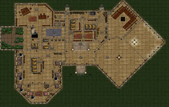 DND mansion map - 1st Floor