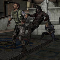The Legion VS Chris Redfield and Leon S. Kennedy