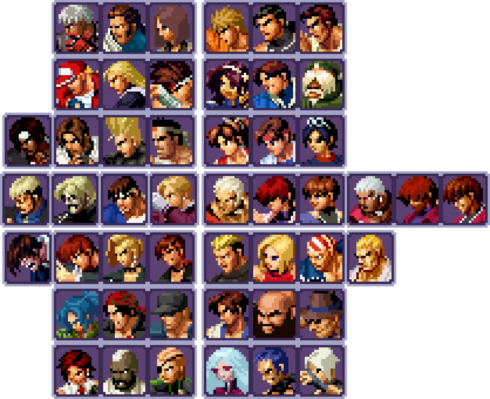 KOF2002 - Select Screen by flashcs on DeviantArt