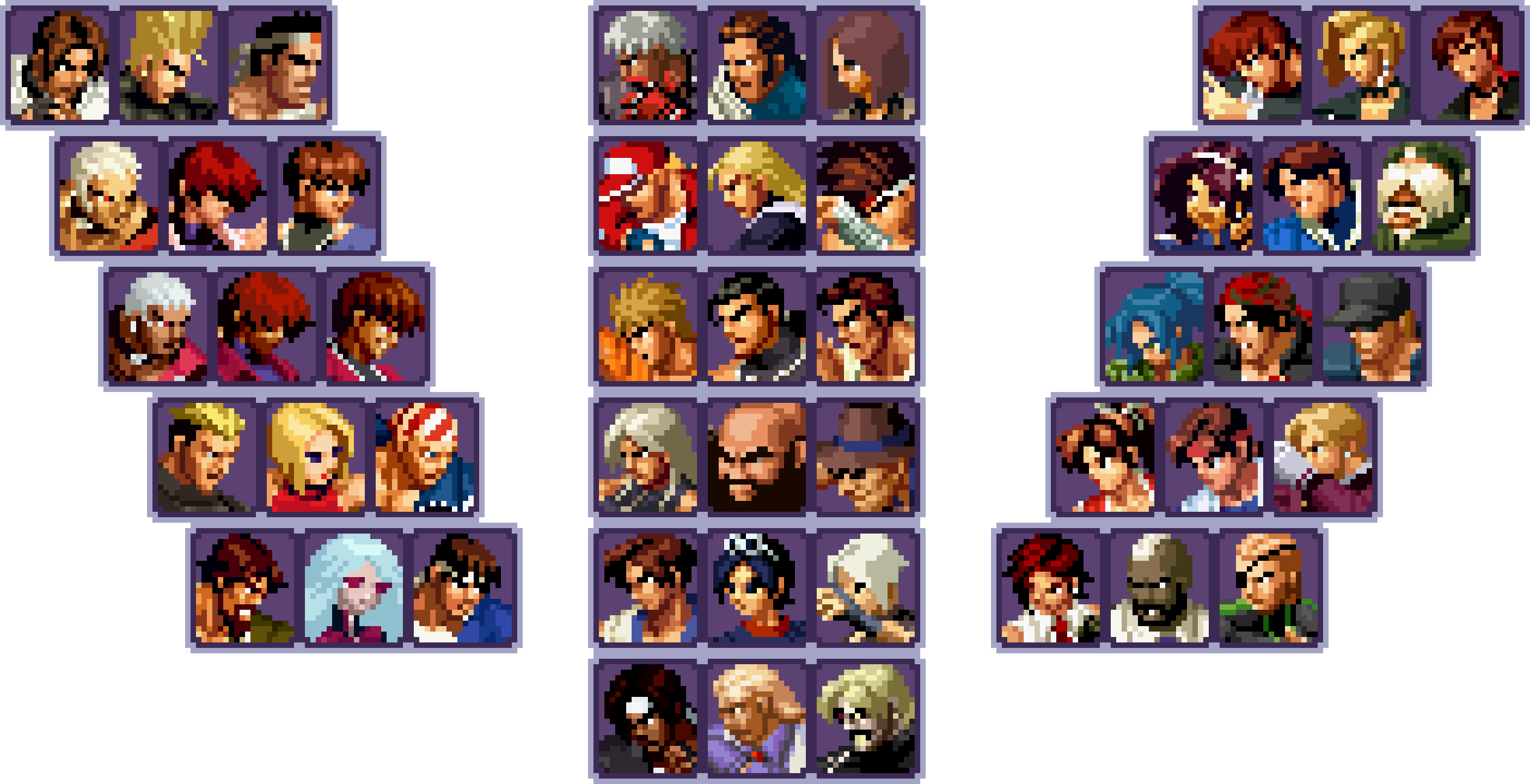 Kof Screen KOF Neowave - Select Screen by flashcs on DeviantArt
