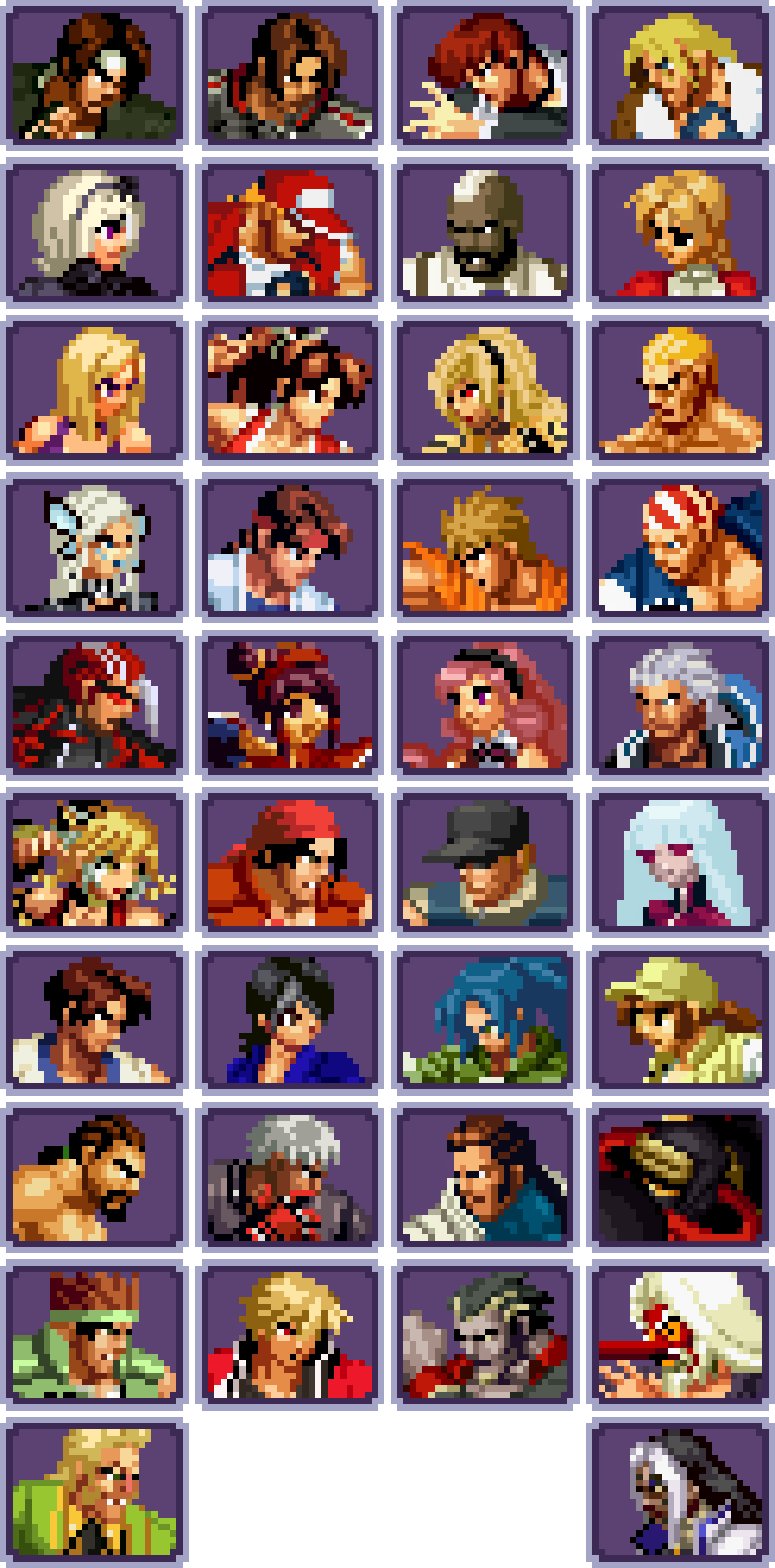 Kof Max KOF: Maximum Impact 2 - Select Screen by flashcs on DeviantArt