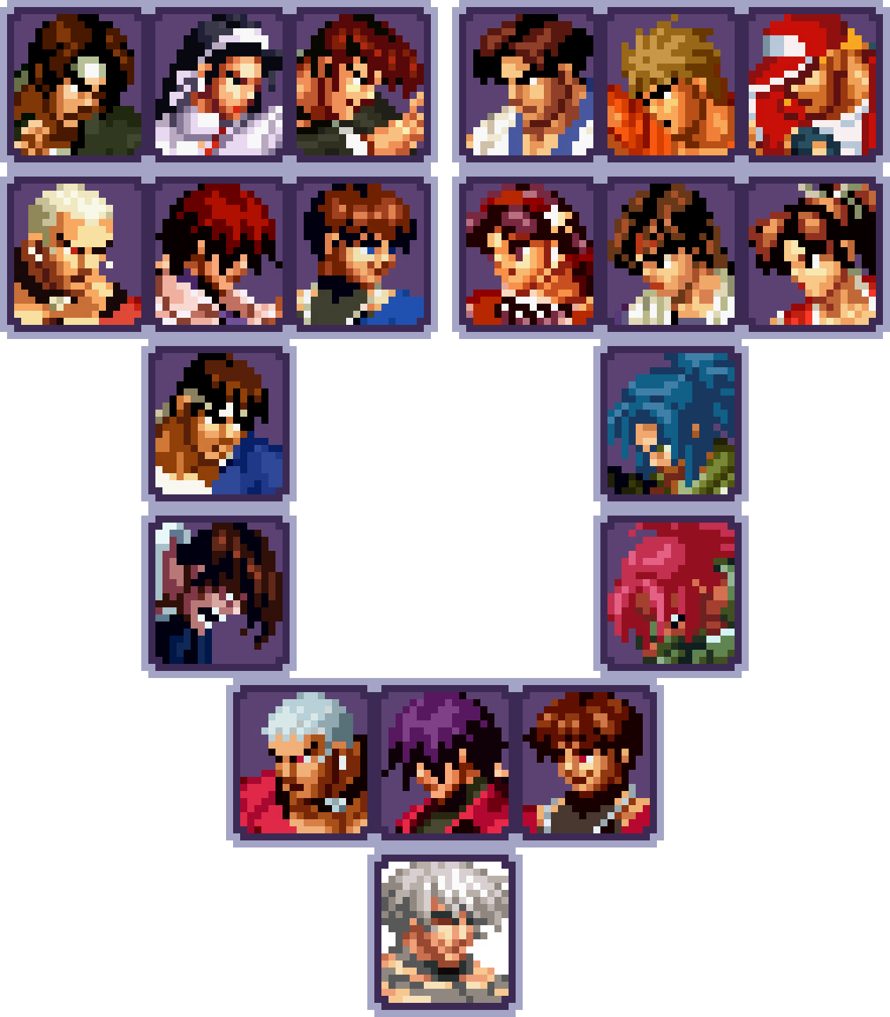 KOF R-1 - Select Screen by flashcs on DeviantArt