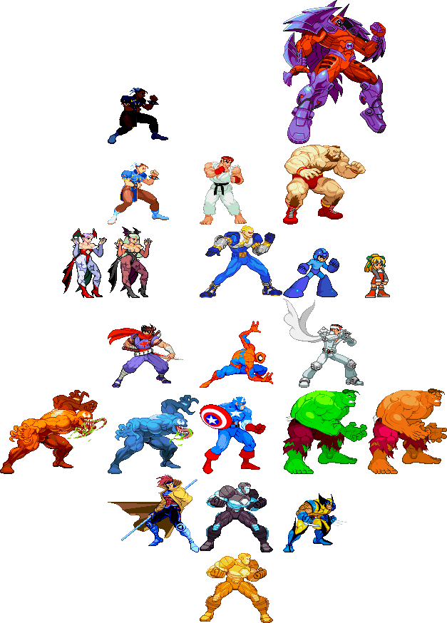 Marvel VS Capcom - Clash of Super Heroes by flashcs on DeviantArt