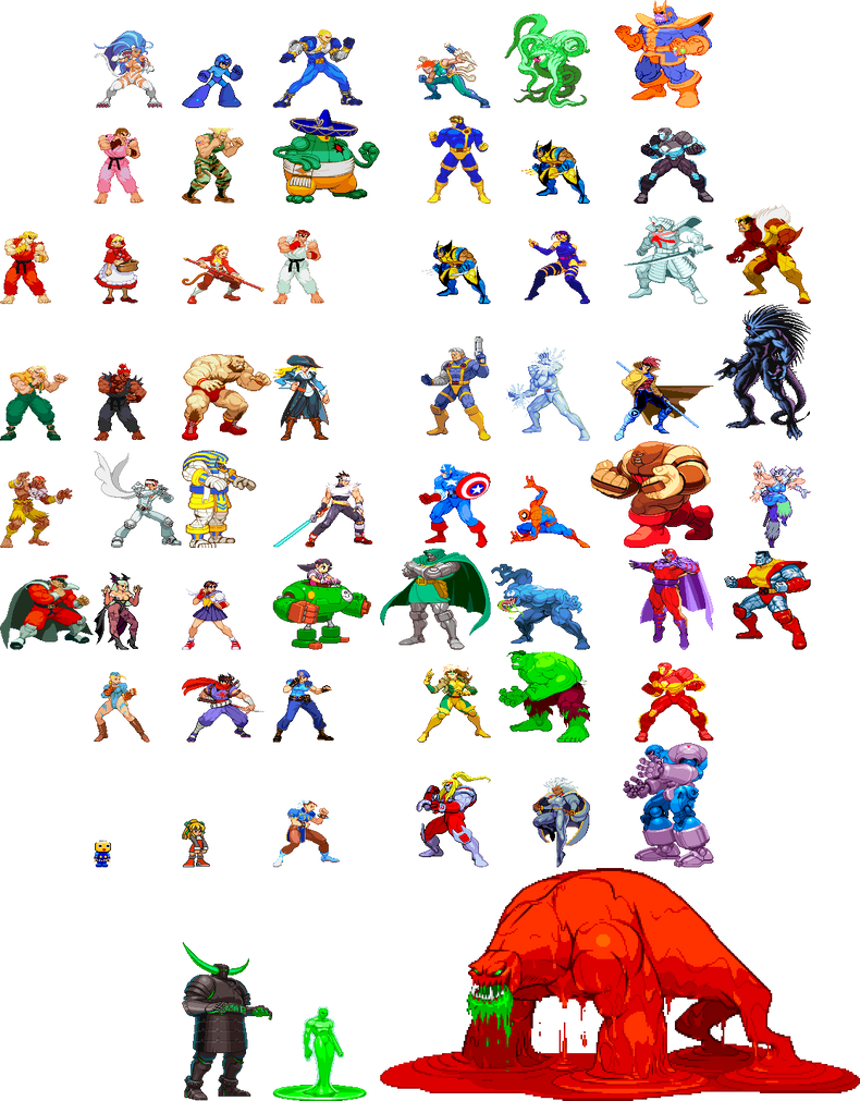 Marvel VS Capcom 2 - New Age of Heroes by flashcs on DeviantArt