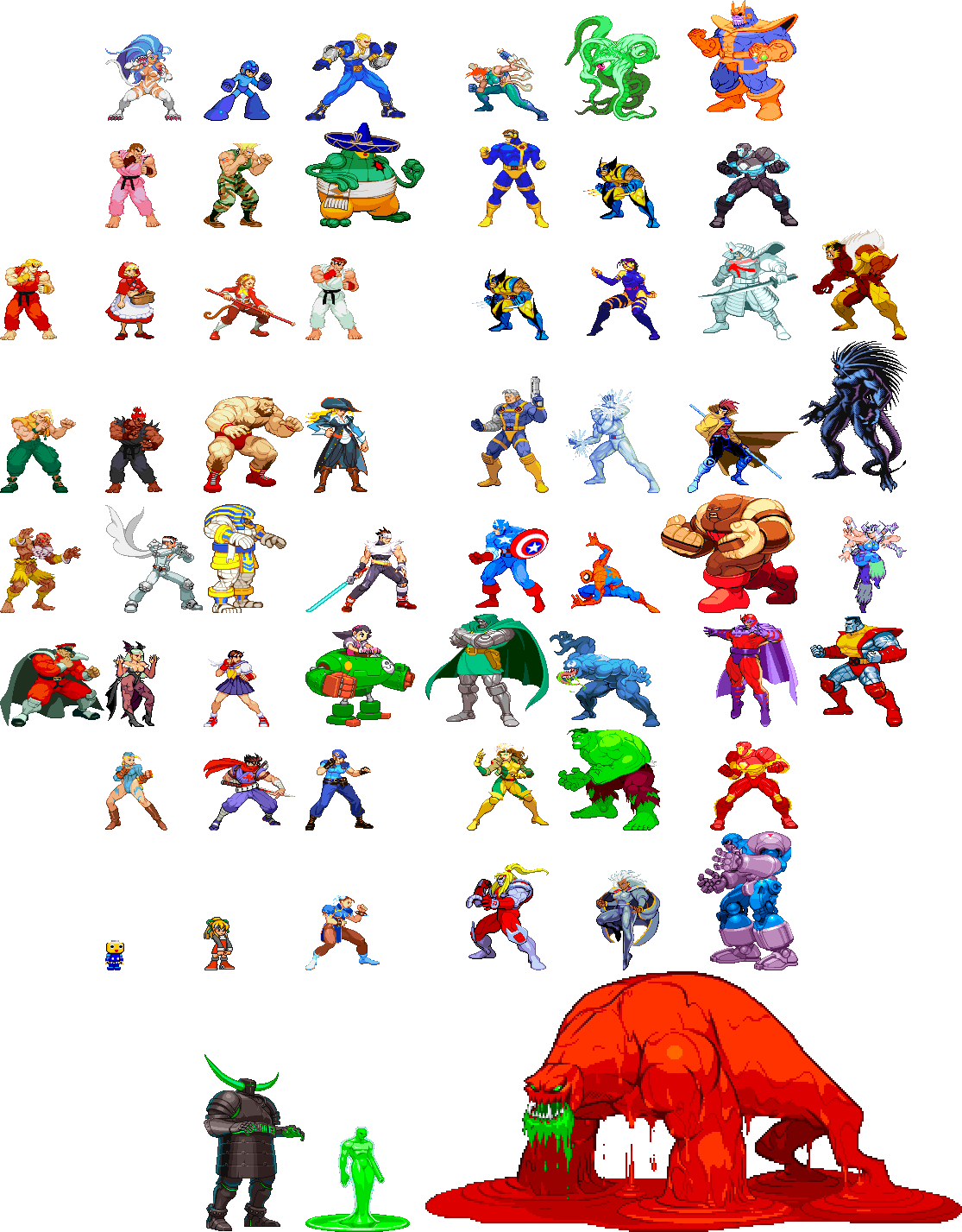 Marvel VS Capcom 2 - New Age of Heroes by flashcs on DeviantArt