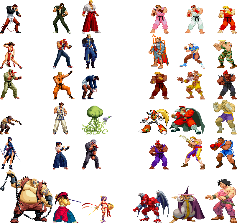 SVC Chaos - SNK VS Capcom 3 by flashcs on DeviantArt