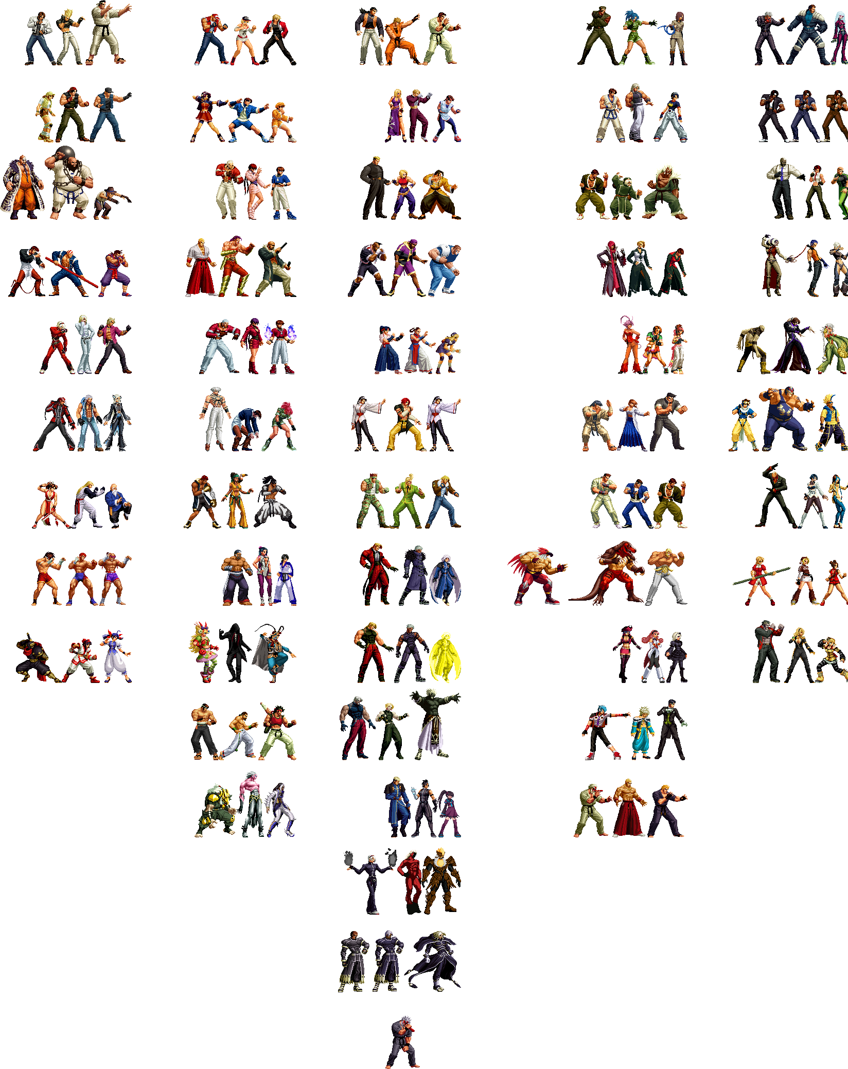 KOF Teams by flashcs on DeviantArt