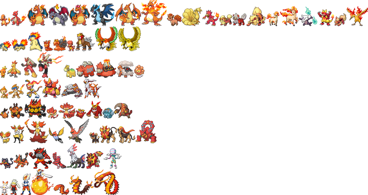 Fire Type Evolution Fire Type by flashcs on DeviantArt