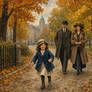 A walk in the park, autumn 1925