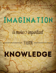 Imagination is more important than knowledge