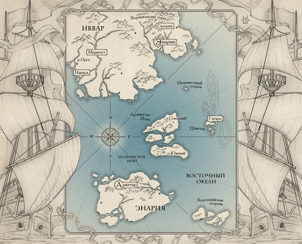 Captain Map Cursed Captain - map by tatkatmur on DeviantArt