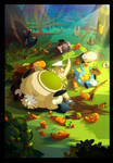 Dofus postcard 'wabbit' by tchokun