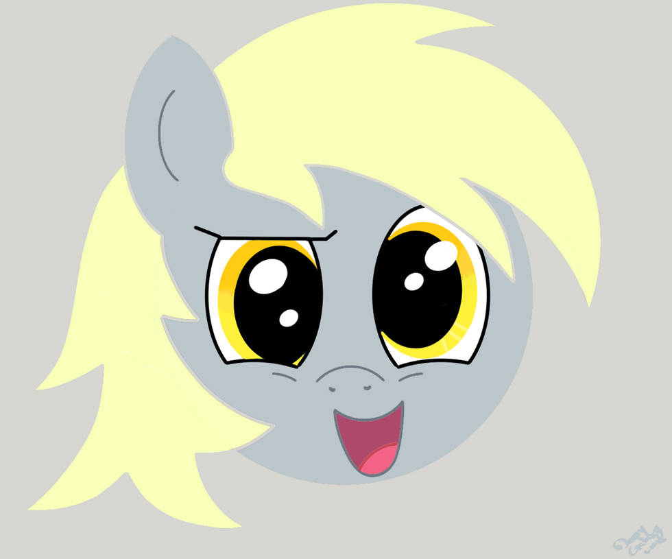 Happy Derpy! by Rainbonix on DeviantArt