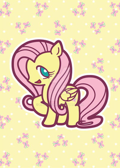 Fluttershy Postcard