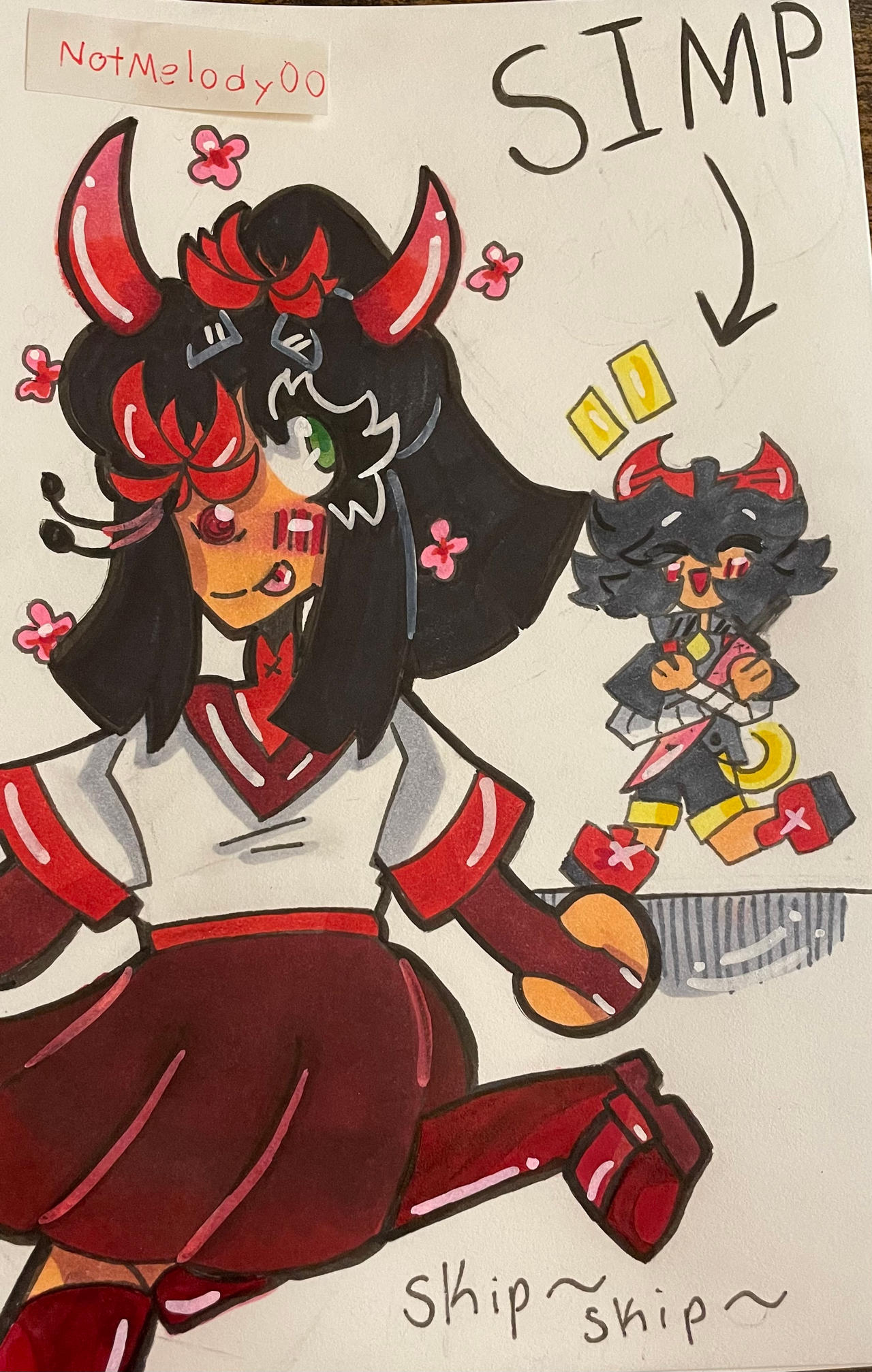 Totally simp!! by NotMelody00 on DeviantArt