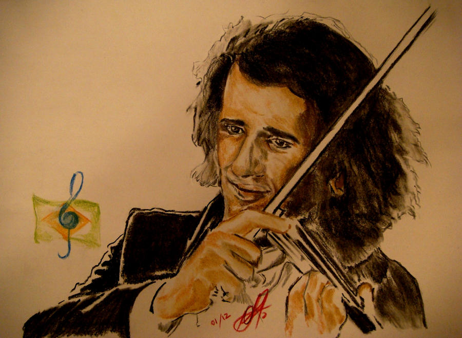 Andre Rui Drawing No Violin - Andre Rieu sketch by OliviaWaste on DeviantArt
