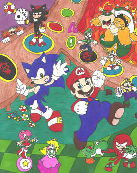 Mario and Sonic Shuffle Party