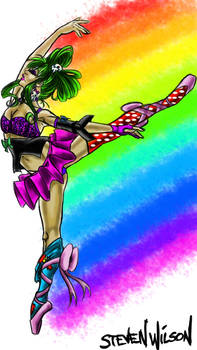 Rainbow ballerina 