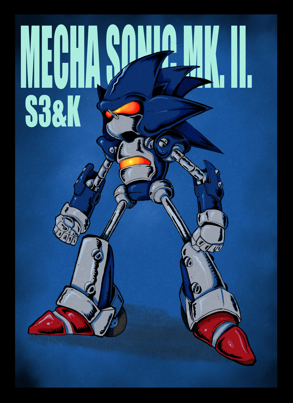 Mecha Sonic Mk. II - ibisPaint