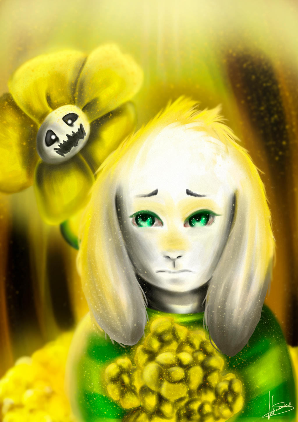 Asriel (UNDERTALE) by AokiScarlet on DeviantArt
