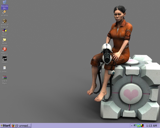 Portal - Chell Wallpaper