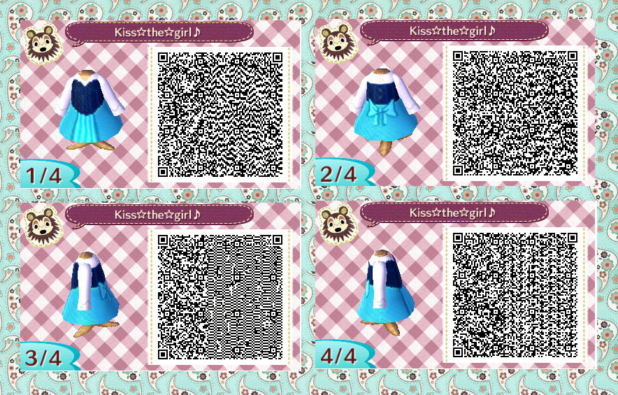 Animal crossing: new leaf QR (Ariel cosplay)