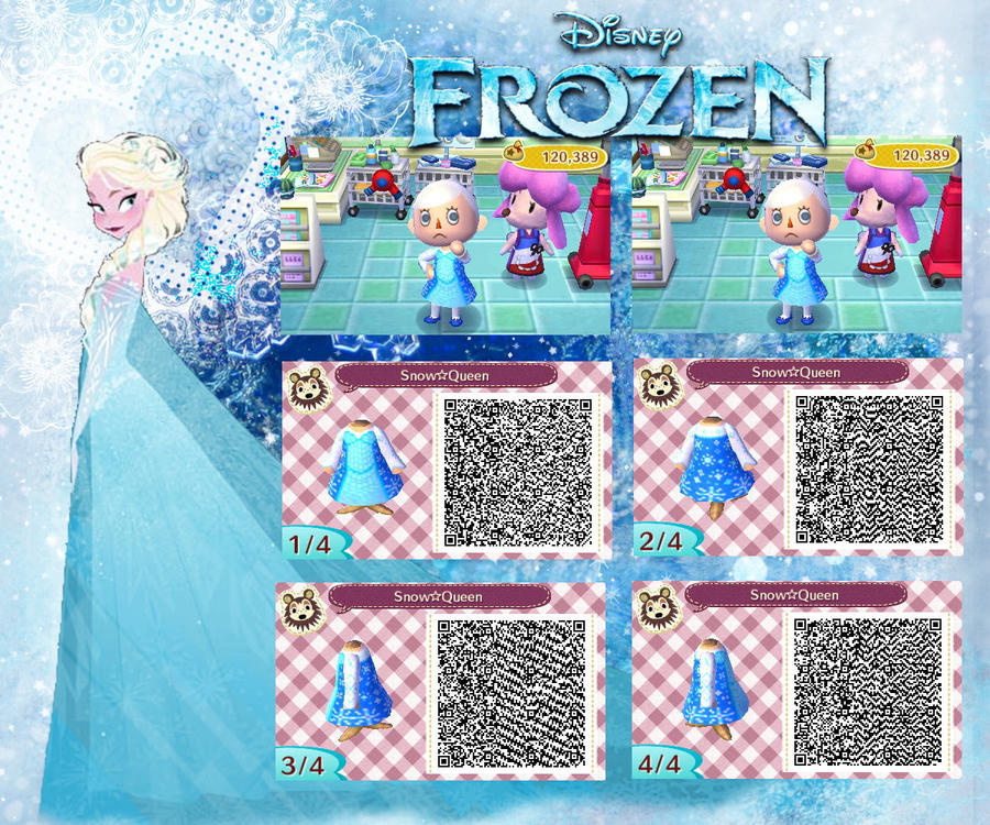 Animal Crossing: New Leaf QR code ( Frozen )