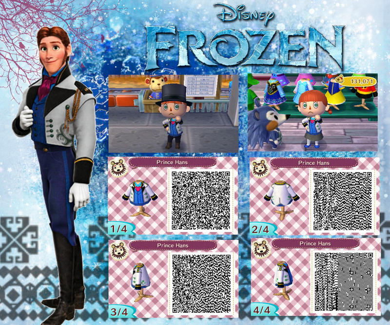 Animal Crossing:NL qr code (Hans from Frozen)