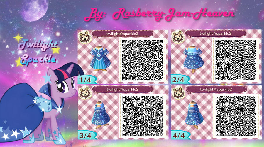 Animal Crossing QR code: Twilight Sparkle