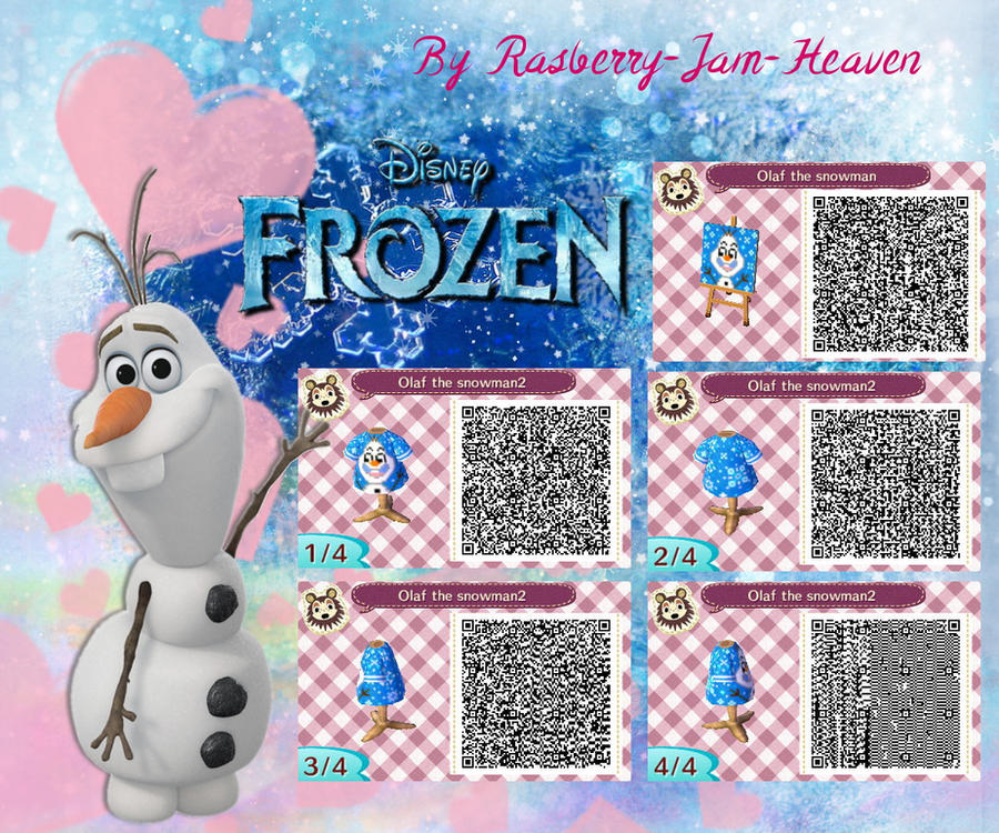 Animal Crossing QR: Olaf from Frozen