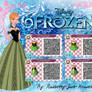 Frozen QR code: Anna's Coronation Dress