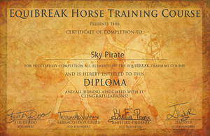 Sky Pirate diploma by MonsLeonis