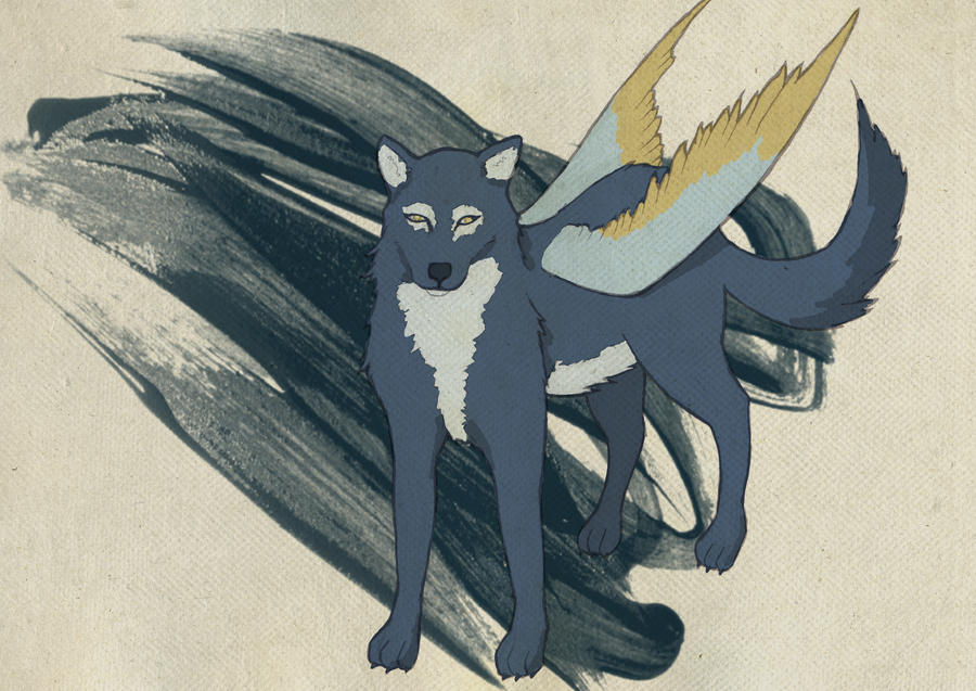 Blue Wolf by featherfox2 on DeviantArt