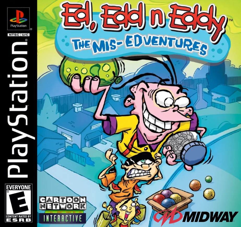 Ed, Edd n Eddy: The Mis-Edventures for PS1 (NTSC)