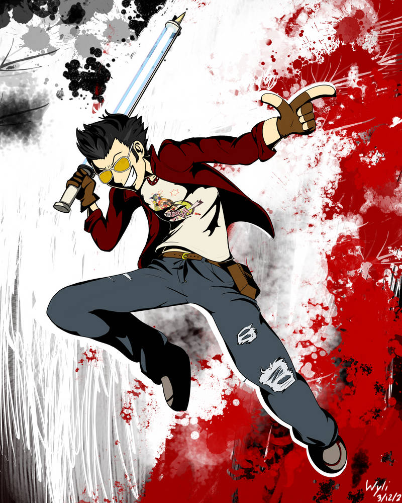Travis Touchdown by WyliArt on DeviantArt