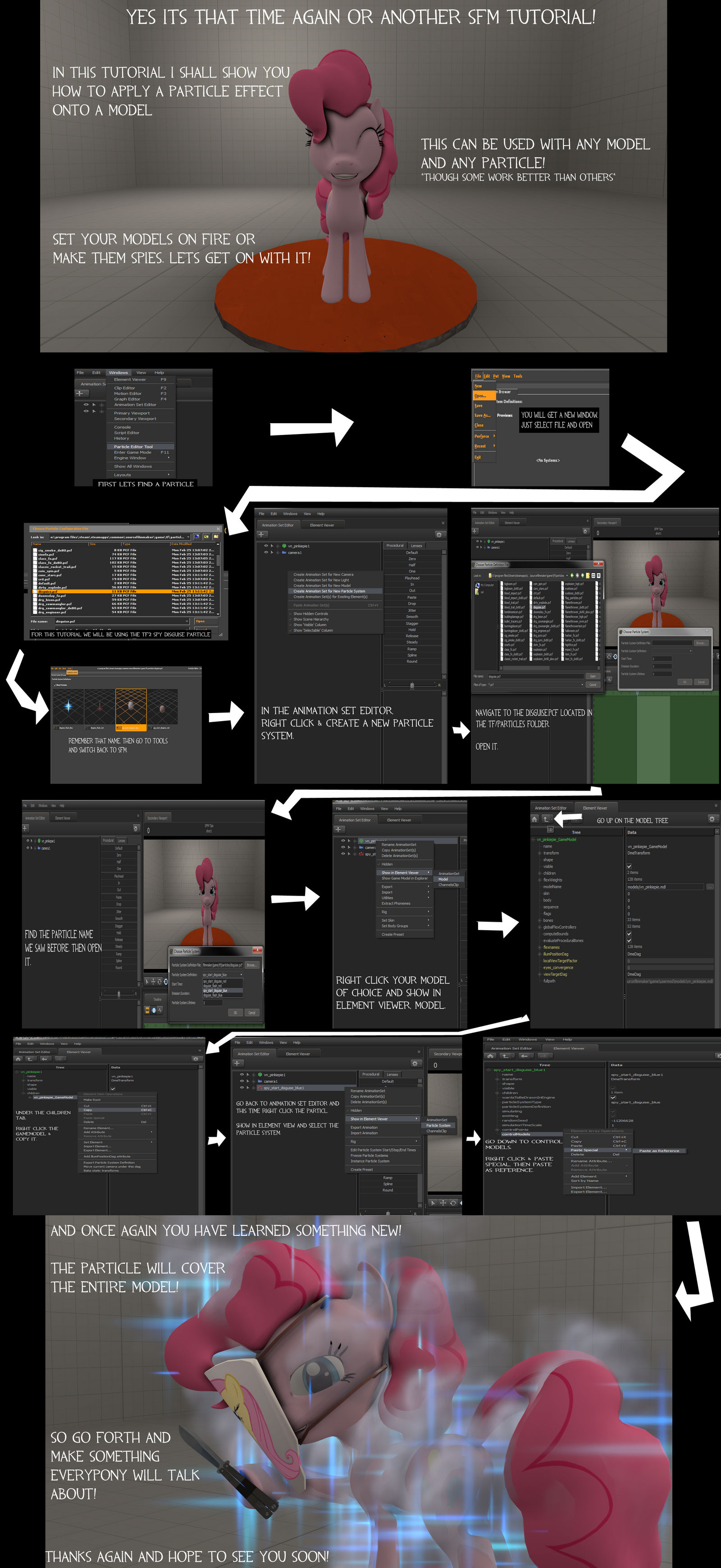 SFM Tutorial: Applying a Particle onto models