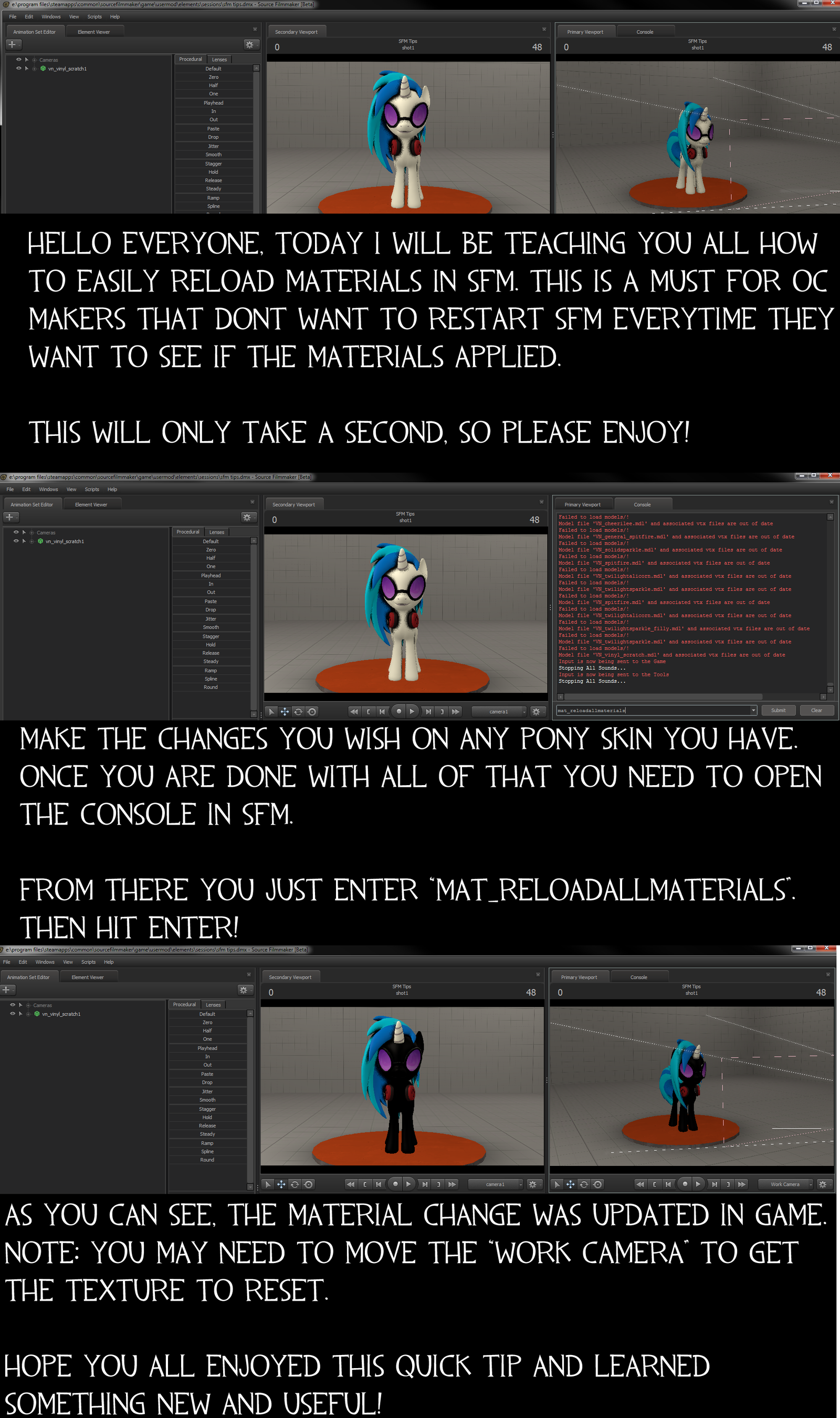 SFM Quick Tip: In game Material reloading by Sarcastic-Brony on DeviantArt